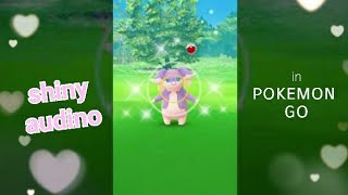 ♡ SHINY AUDINO LIVE IN POKEMON GO FEST 2021 ♡ [upl. by Aelem]