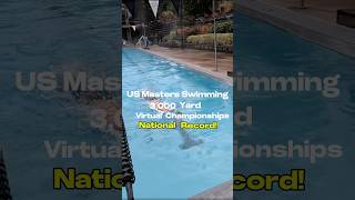 My 1st Swimming National Record 🎊 [upl. by Annayt]