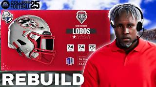 I Rebuilt The NEW MEXICO LOBOS  College Football 25 Rebuild [upl. by Hakym]