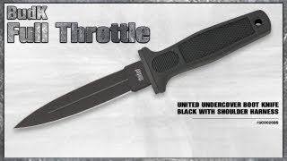 United Undercover Boot Knife Black with Shoulder Harness [upl. by Eanej838]