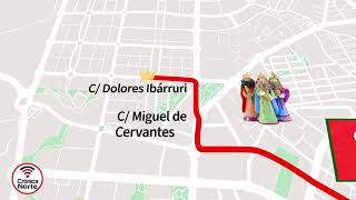 Recorrido de la Cabalgata de los Reyes Magos 2024 en Alcobendas [upl. by Marilin72]