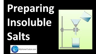 Preparing Insoluble Salts  Acid Base and Salt [upl. by Merrily]