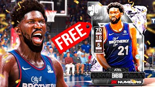 This FREE Pink Diamond Joel Embiid Is One Of The BEST Cards In The Game [upl. by Anaz210]