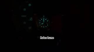 Rolex Submariner Lume on a dark plane flying across the US rolex luxury [upl. by Alah]