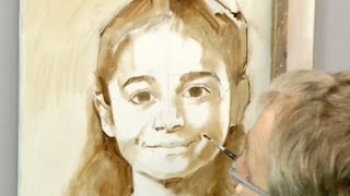 Learn how to start a portrait in oil Ben Lustenhouwer [upl. by Dickenson]