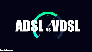 ADSL vs VDSL internetconnection Rostelecom [upl. by Doran]