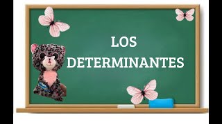 Los determinantes Easy 💫 [upl. by Ybor]