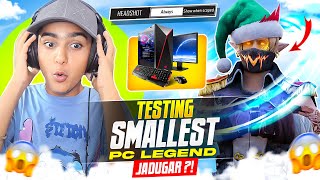 OMG ⁉️ Testing Smallest Pc Legend 😨🚫 New White444 ✅ For Aditech Guild  Garena Free Fire [upl. by Gnoc]