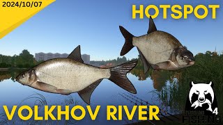 Volkhov River Bream Hotspot Russian Fishing 4 [upl. by Archer]