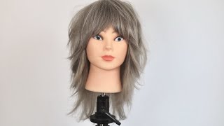 Learn how to cut a BEAUTIFUL SHAG haircut with 70s inspired styling by Ben Brown [upl. by Reprah355]