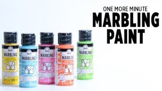 One More Minute Marbling Paint [upl. by Tye]