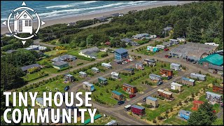 Is this coastal TINY HOUSE COMMUNITY the ideal lifestyle Oregon [upl. by Rabjohn]