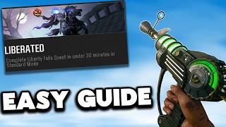 EASY GUIDE How to get quotLiberatedquot DARK OPS challenge Liberty Falls Easter Egg [upl. by Lynna793]