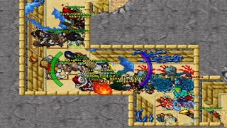 Tibia War Insanitiz 530 PVP FRAG [upl. by Malinde161]