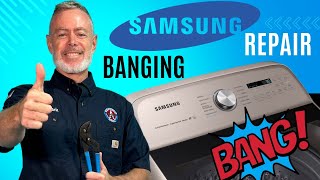 Washing Machine Off Balance Repair Samsung [upl. by Quincey]