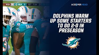 Evaluating Dolphins vs Commander week 2 Preseason Game [upl. by Adnav]