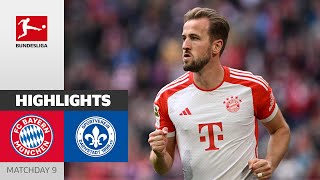 Kane with 56MGoal  FC Bayern München  Darmstadt 98 80  Highlights  Matchday 9 – 202324 [upl. by Garceau]