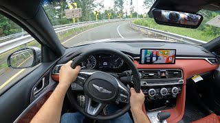 2023 Genesis G70 POV Test Drive  Anything Changed [upl. by Gerrie]