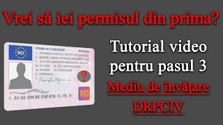 Școala Rutieră  Mediu de învățare cu întrebări oficiale DRPCIV VIDEO [upl. by Nibot]