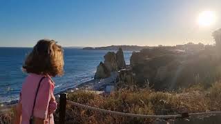 PORTUGAL PRAIA DA ROCHA  Evening Walk Restaurants and Bars [upl. by Lianne624]