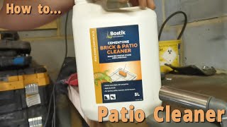 How to clean your Patio with Brick and Patio Cleaner by Bostik Brick Acid [upl. by Hales923]