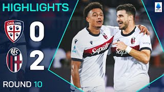 CAGLIARIBOLOGNA 02  HIGHLIGHTS  Orsolini and Odgaard stun Cagliari  Serie A 202425 [upl. by Greenwald]