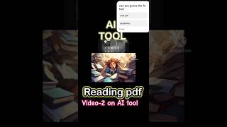 ai tools pdf reading easy shorts feed trending youtubeshorts youtube video viralvideo [upl. by Anesusa]