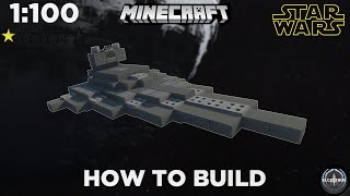 Imperial Star Destroyer  Minecraft Star Wars tutorial [upl. by Nisbet]