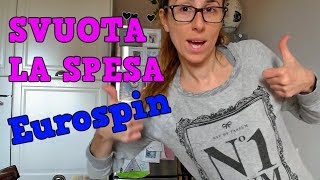 SVUOTA LA SPESA EUROSPIN  🎄Vlogmas 8🎄 [upl. by Tobin456]