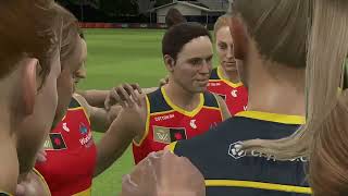 AFLW 2024 Premiership Week 1 Port Adelaide Power VS Adelaide Crows [upl. by Chiles]