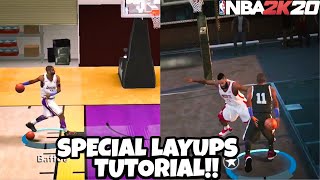 How to do SIGNATURE LAYUPS in NBA 2K20 Mobile 360 Layup Shake N Bake amp Rondo Fake [upl. by Aitetel]