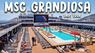 MSC Grandiosa Ship Tour  Full Tour of the Ship 🚢 [upl. by Nail]