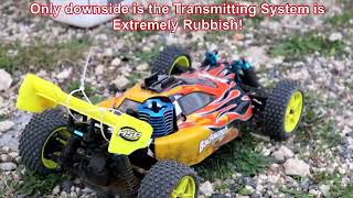 BUDGET Nitro RC Car  Startup Jumps amp Top Speed Test  HSP 94166 Nitro RC Buggy [upl. by Loris]