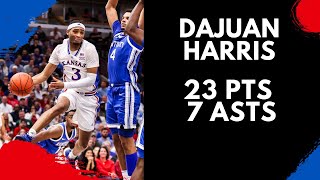 Dajuan Harris Highlights vs Kentucky  111423  23 Pts 7 Asts [upl. by Nyrat297]