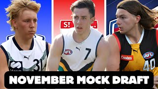 2024 AFL Mock Draft November Edition [upl. by Audley]