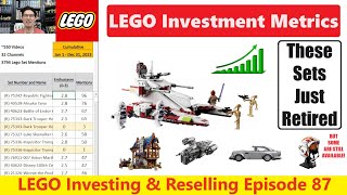 LEGO 2023 Retiring  some still available  Final Investment Scores and Metrics  Star Wars Ideas [upl. by Nahtanaoj]