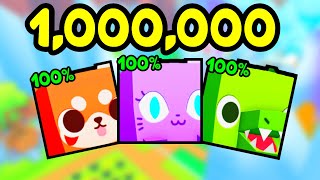 I Opened 1 MILLION EGGS For A HUGE PET in Pet Simulator 99 [upl. by Ikaz710]