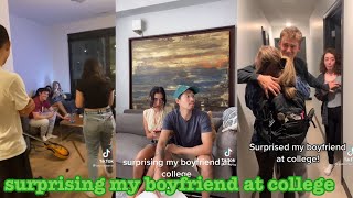 surprising my boyfriend at collegetik tok couch guy [upl. by Googins511]