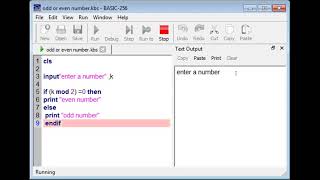 CODING with text  basics of VARIABLES in BASIC 256 [upl. by Aneleh615]