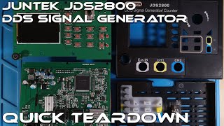 Teardown JUNTEK JDS2800 Signal Generator from tomtopcom [upl. by Oirasan]