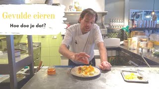 Koken met Rik de Jonge Gevulde eieren [upl. by Aranaj]