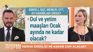 Dul ve yetim maaşları Ocak ayında ne kadar olacak [upl. by Leahcimal789]