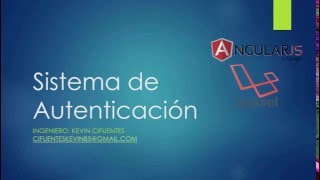 Video 2 Sistema de Autenticacion JWT con AngularJS y Laravel 5 2 [upl. by Sayres873]