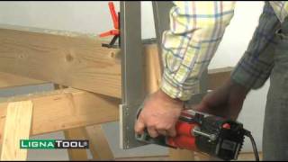 LignaTool Dovetail Mortise and Tenon Router Template Jig System [upl. by Alleuol]