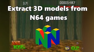 How I Extract 3D models from N64 games [upl. by Alohcin]