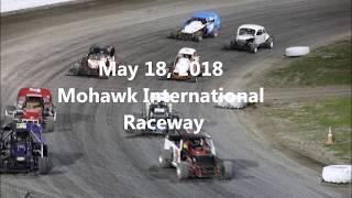 Dirt Modified Nostalgia Tour Feature May 18  Mohawk International Raceway [upl. by Lrat91]