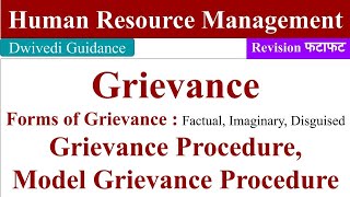 Grievance Grievance Handling Procedure in HRM Model Grievance Procedure Grievance Procedure [upl. by Nivlak]