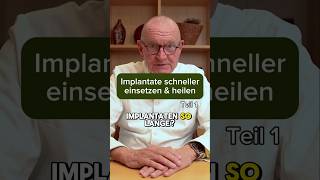 Implantate sofort einsetzen lassen  Sofortimplantat I Ganzheitliche Zahnarztpraxis Dr Koch shorts [upl. by Tiphane]