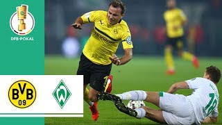 Borussia Dortmund vs Werder Bremen 57 Pen  Highlights  DFBPokal 201819  Round of 16 [upl. by Enelrahs]