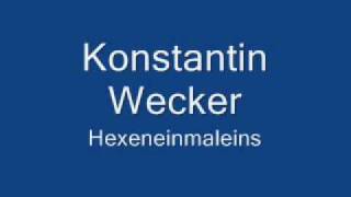 Konstantin Wecker Hexeneinmaleins [upl. by Kinnon584]